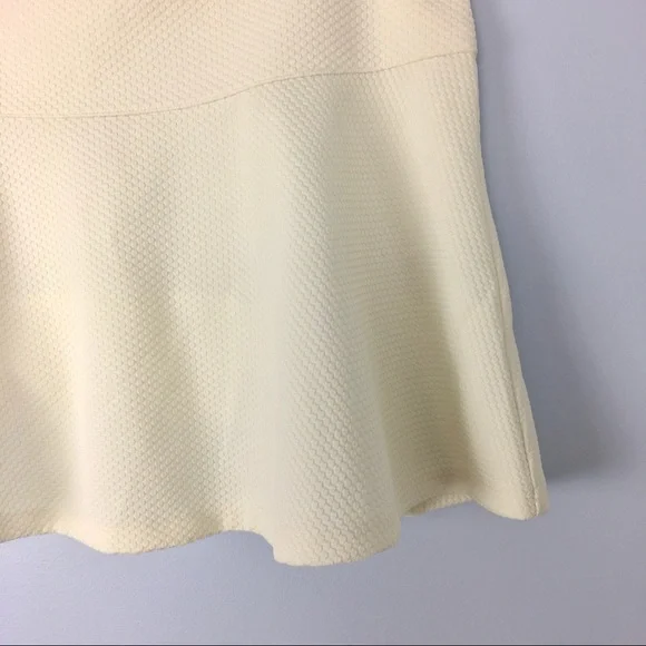 Banana Republic Ivory Texture Drop Waist Skirt NWT - Picture 3 of 8